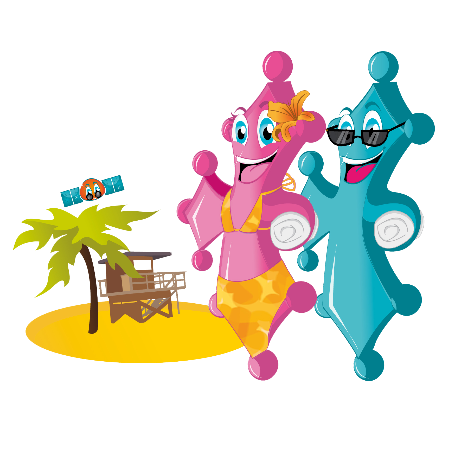 Mascottes vacances du CSE